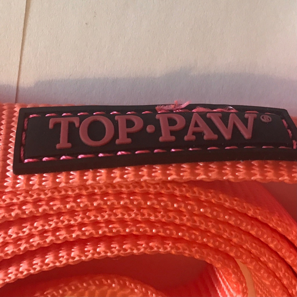Top Paw Nylon Coral Gunmetal Colour Dog Leash Swivel 6 ft - Picture 4 of 7
